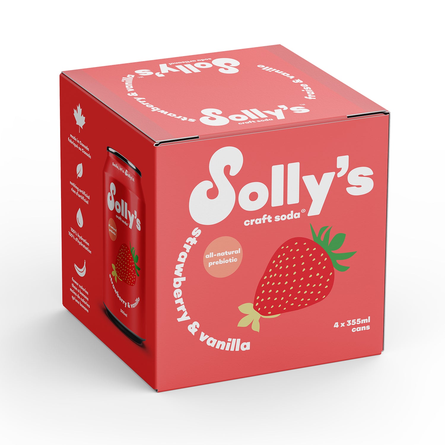 Strawberry & Vanilla (4-Pack)