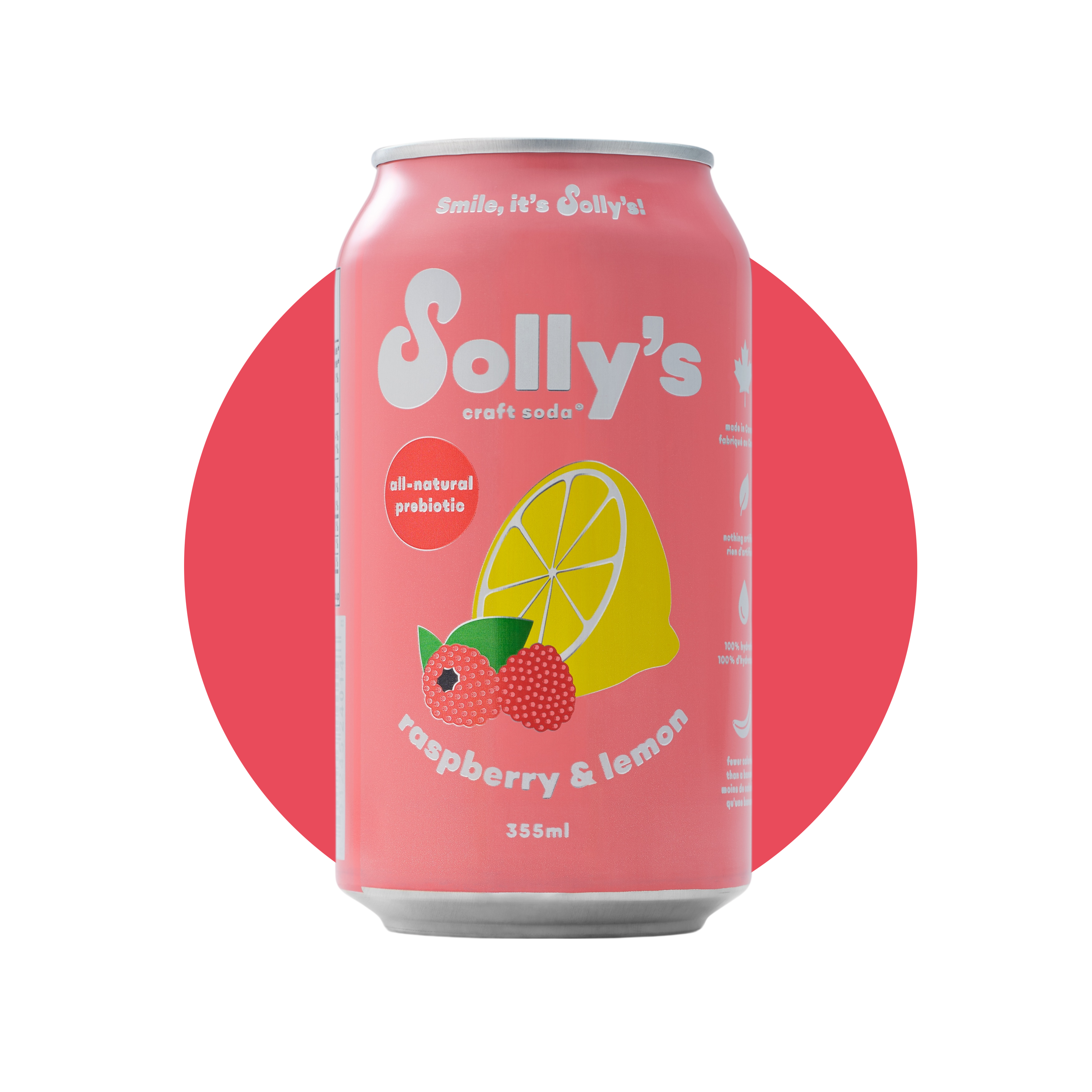 Raspberry & Lemon – Solly's Craft Soda